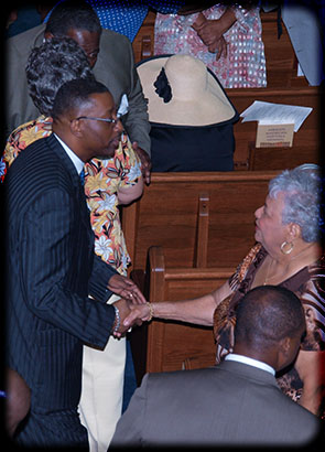Rev. Keith Reynolds in fellowship